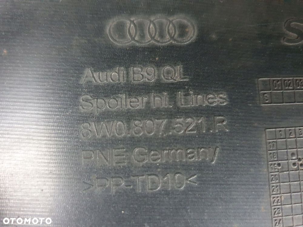 Zderzak tył tylny Audi A4 B9 kombi S-Line 8W9 - 11