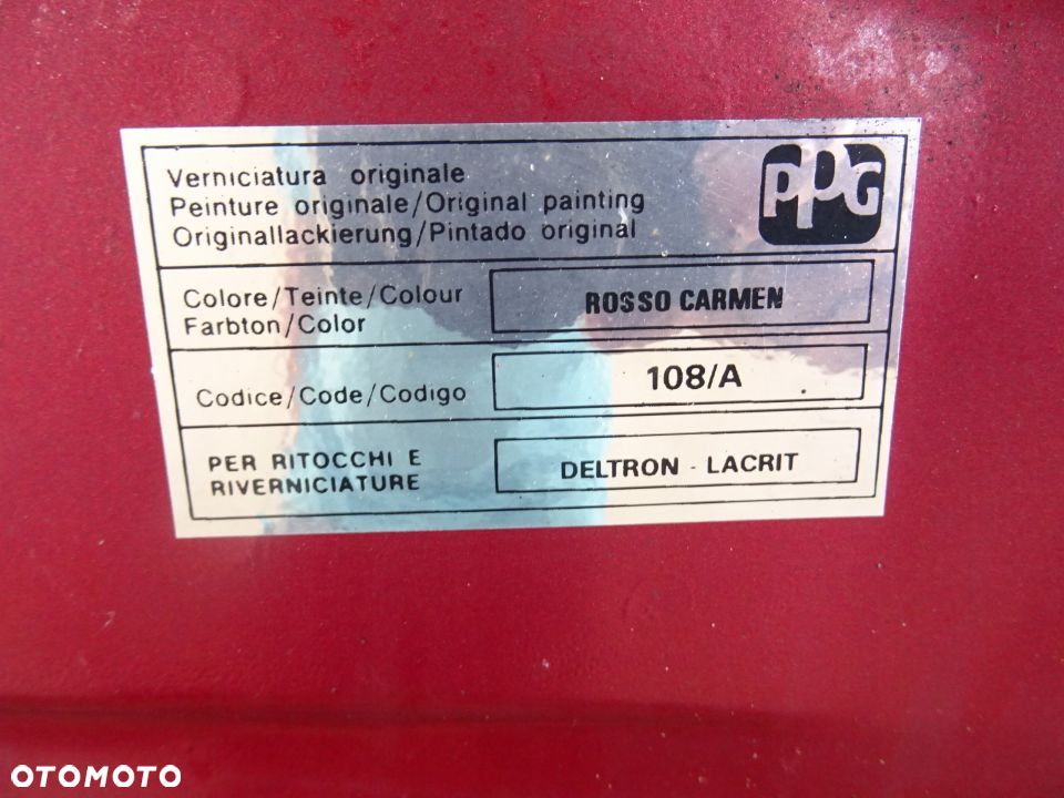 MASKA POKRYWA SILNIKA LANCIA LYBRA 108/A 99-05 NR276 - 7