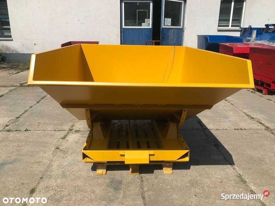 Idealna Koleba Samowyładowcza TK 1100 Na Odpady Produkcyjne KONTENER - 4