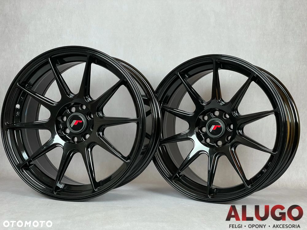 Alufelgi JR 15 4x100/114 Felgi Volvo S40 Renault Clio Toyota Yaris Nowe Czarne - 3