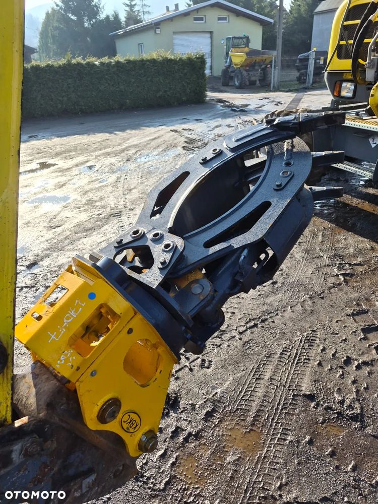 Chwytak hydrauliczny obrotowy 360 stopni na dwóch siłownikach na sworznie fi45mm fi70mm sortujący wyburzeniowy kleszcze pięciopalczaste KBKC RSB-50. NOWE!!! - 9