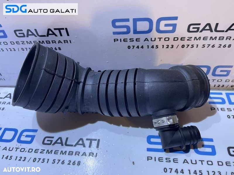 Furtun Conducta Tub Racord Admisie Aer Turbo Turbina Turbosuflanta Skoda Superb 1 2.5 TDI V6 AYM BDG 2002 - 2008 Cod 3B0129615K [D0671] - 2