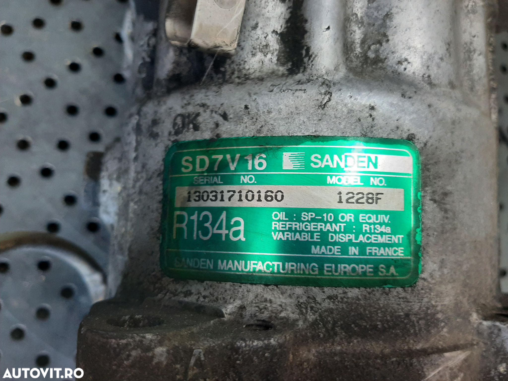Compresor clima ac 2.0 hdi rhw fiat ulysse peugeot expert 806 807 citroen jumpy c8 sd7v16 - 3