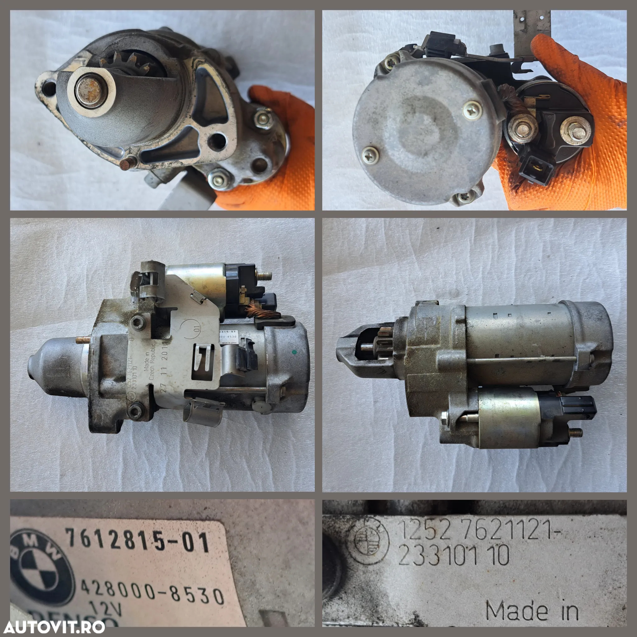 -1- Anexe motor BMW M6 S63B44B 4.4 benzina volanta cu masa dubla pompa servo compresor ac pompa vacuum eletromotor catalizator Seria 5 6 X5 X6 F - 6