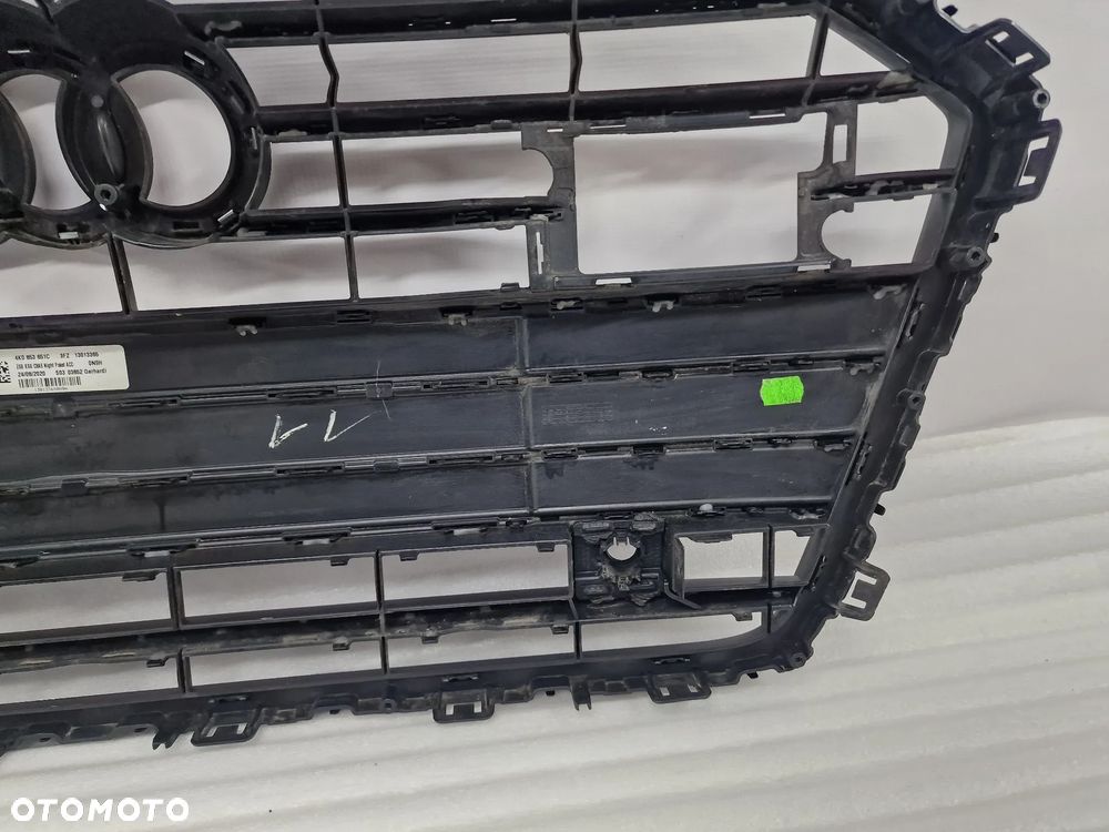 AUDI A6 C8 4K0 S-LINE 18- ATRAPA / GRILL PRZEDNI PRZÓD NA PDC BLACK CZARNY , NR 4K0853651 / 4K0853653 / 4K0853651C , NR AUKCJI GL61 - 26