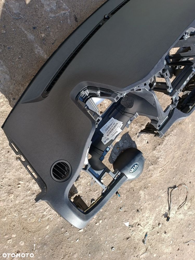 KIA SPORTAGE III 3 DESKA ROZDZIELCZA KONSOLA  AIRBAG  KOMPLET - 2