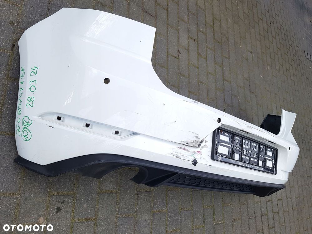 vw golf 7 hb lift gti gtd zderzak tył 5g6807421bk 4 pdc - 4
