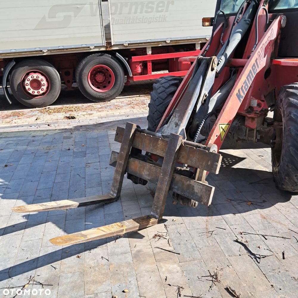 Kramer 421 ładowarka koła skrętne łyżka dzielona widły  520 jak 320 jcb 420 cat - 9