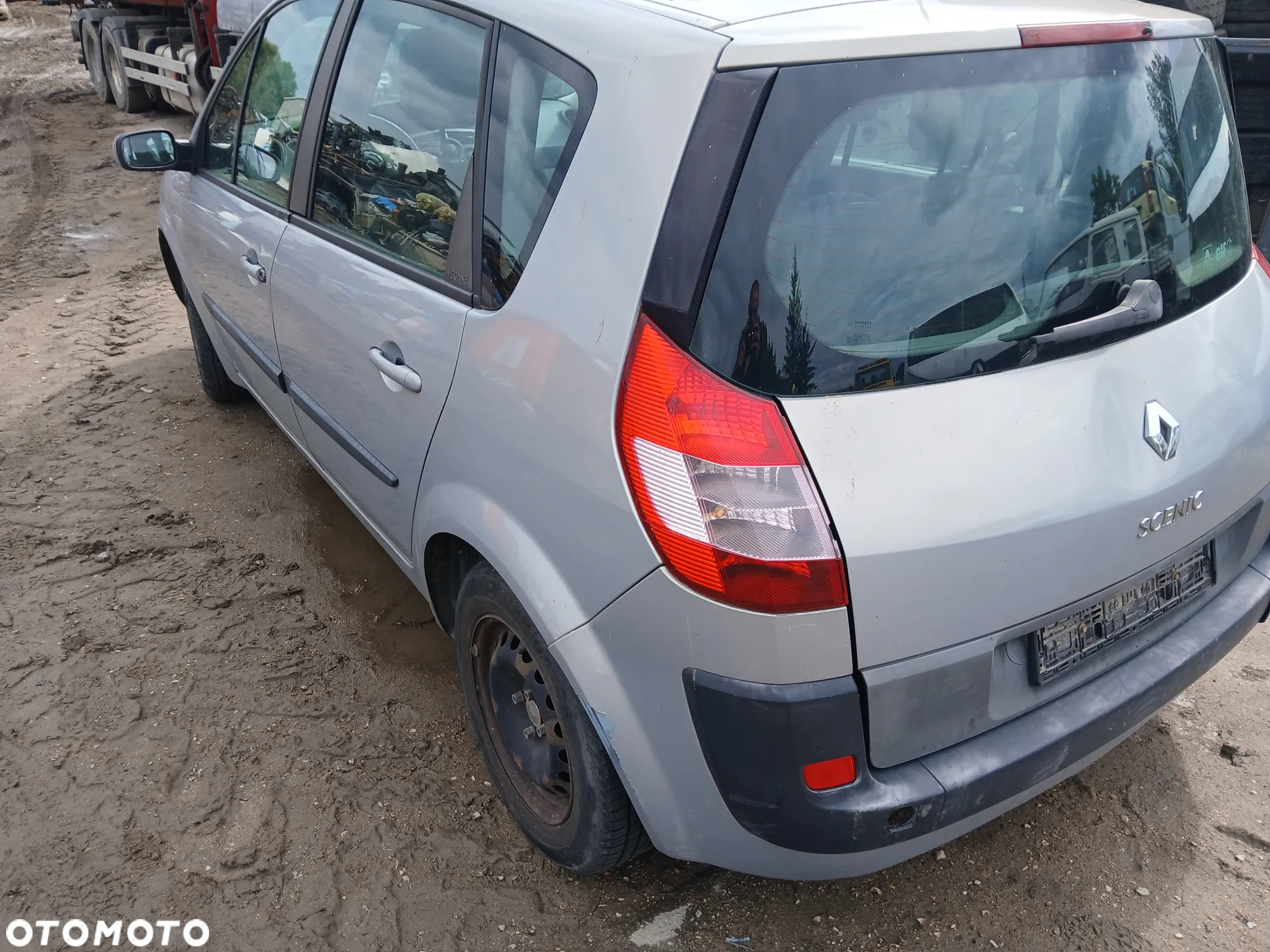 renault scenic II TEA19 maska pokrywa silnika klapa bagażnika zderzak lampa reflektor pas przedni stop - 4