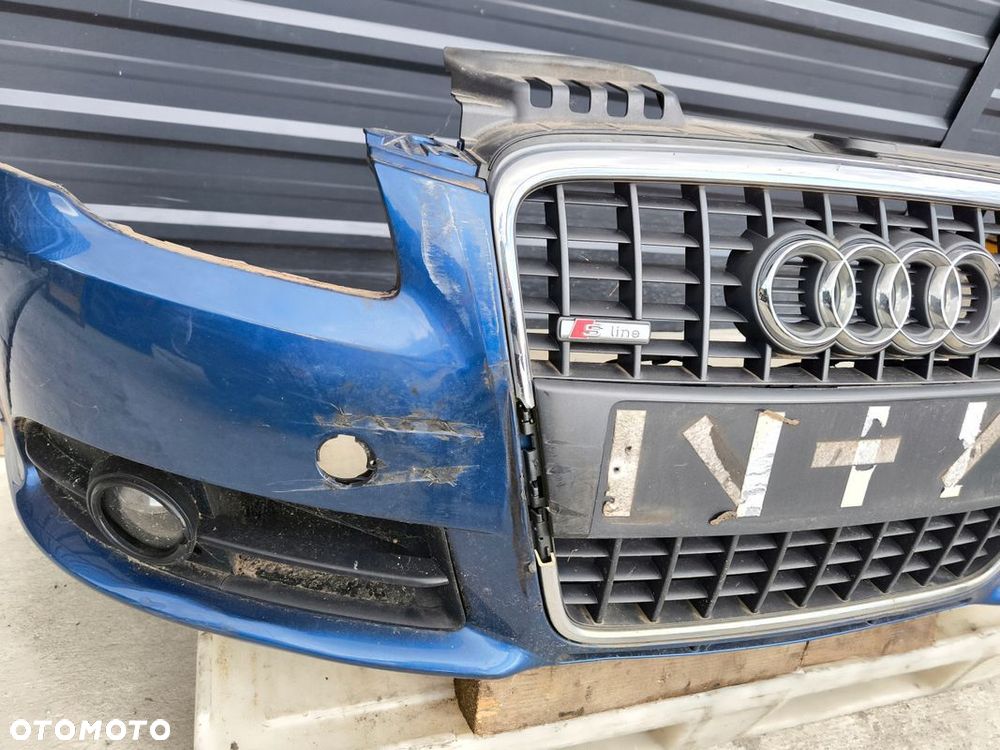 ZDERZAK PRZÓD KOMPLETNY AUDI A4 B7 S LINE LZ5C DO POPRAWEK ! - 8