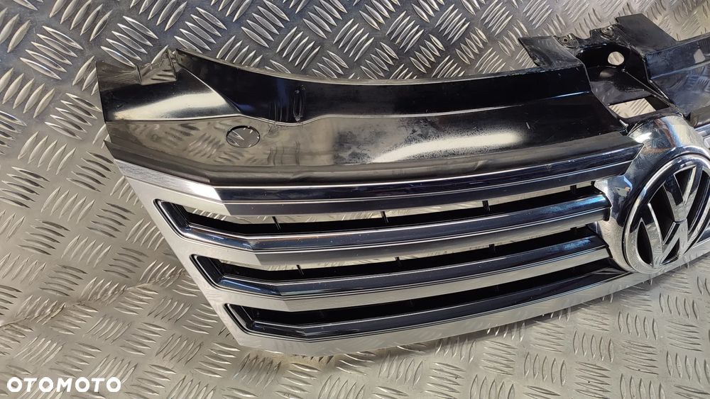 VW PHAETON 12R GRILL GRIL ATRAPA ZNACZEK CHROM 3D0853651 AG - 2