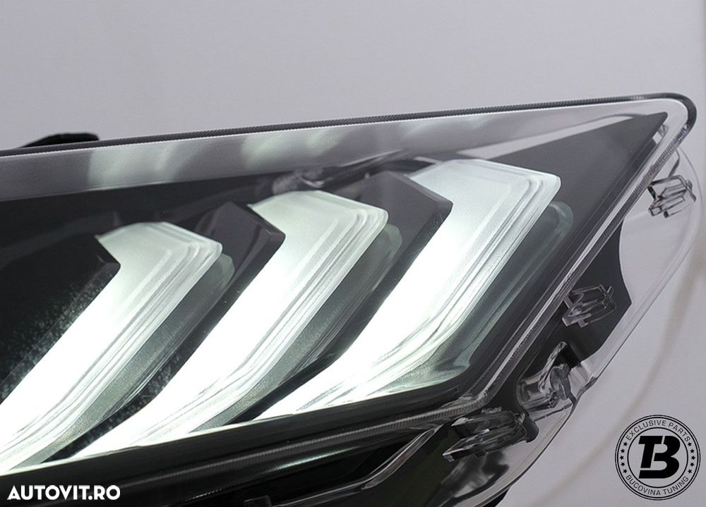 Faruri LED compatibile cu Ford Mustang VI Smoke Design RGB - 3