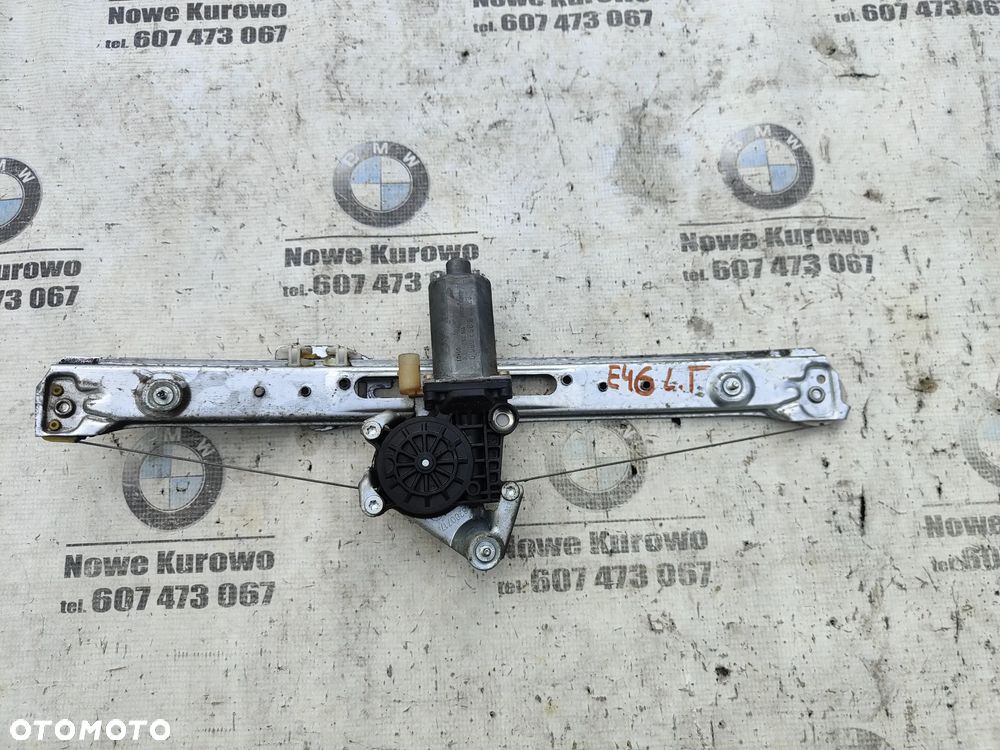 BMW E46 Sedan Kombi Mechanizm podnośnik szyby lewy tylny tył - 1