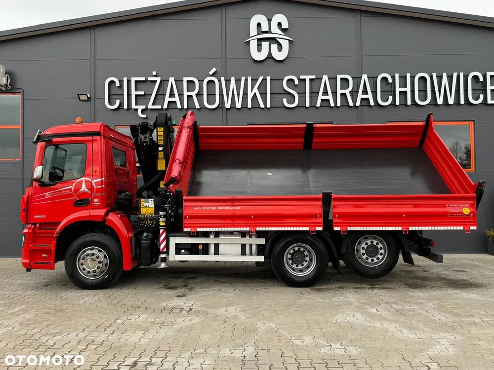 Mercedes-Benz AROCS 2532 // E6 // wywrotka 3-Stronna + PALFINGER PK 14001-EH // 6x2 6x4 HDS żuraw kran crane kiper kipper // Actros Antos - 21