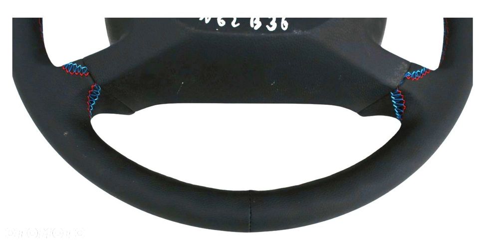 KIEROWNICA BMW SERIA 7 E65 E66 PRZEDLIFT LIFT NOWA SKÓRA OBSZYTA - 10