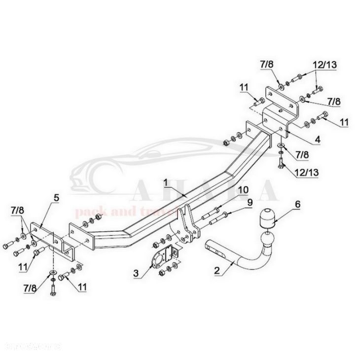 Hak Holowniczy Odkręcany Do Hyundai I30 Hatchback 2007-2012 - 5