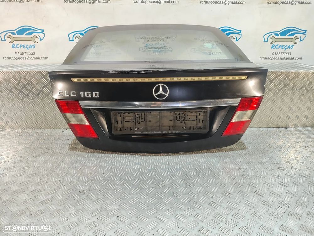 Porta Tampa Mala Mercedes Benz Class C W203 CL203 Sport Coupé Fecho Puxador 3° Stop - 6