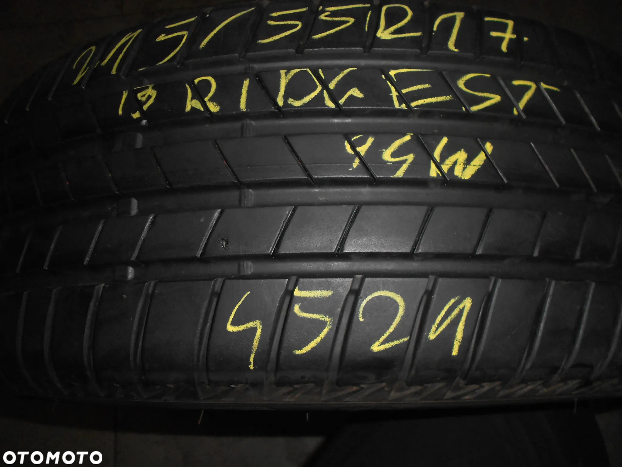 OPONY 215/55R17 BRIDGESTONE TURANZA T005 DOT 0623 / 4521 8MM - 2