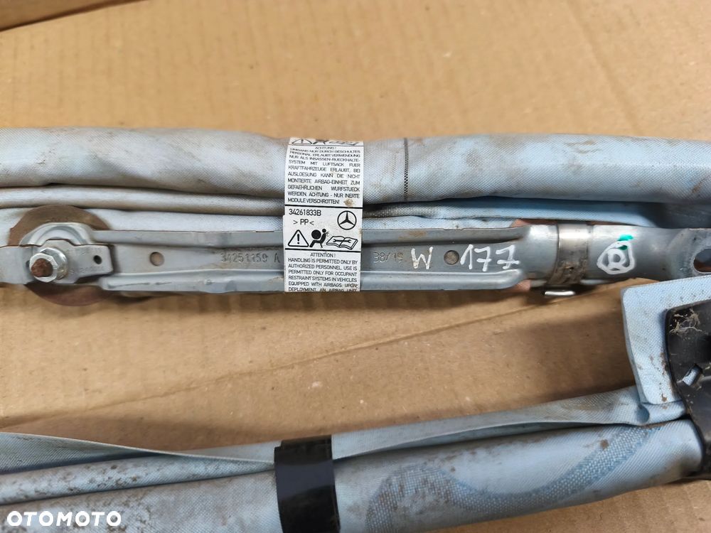 KURTYNA PRAWA PODUSZKA AIRBAG A17786000602 MERCEDES A KLASA W177 - 3