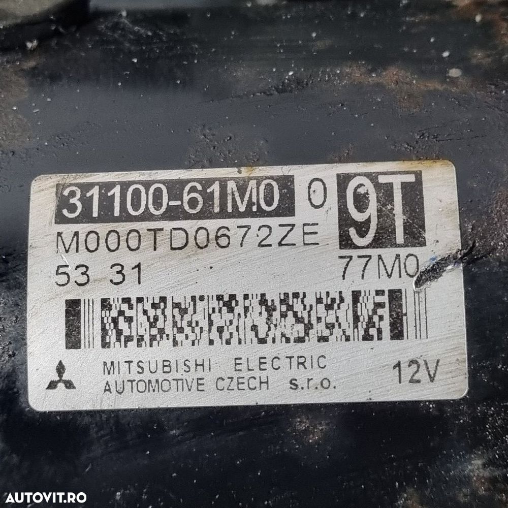 Electromotor Suzuki SX4 S - Cross II 1.6 B 2013 - 2016 88kW 120CP 1586CC Manuala M16A ... - 4