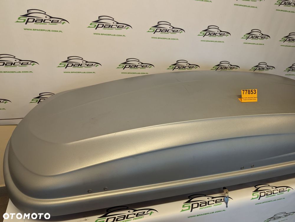 Box boks dachowy Hapro Traxer 6.6 Silver Grey 191x81x42cm - 2