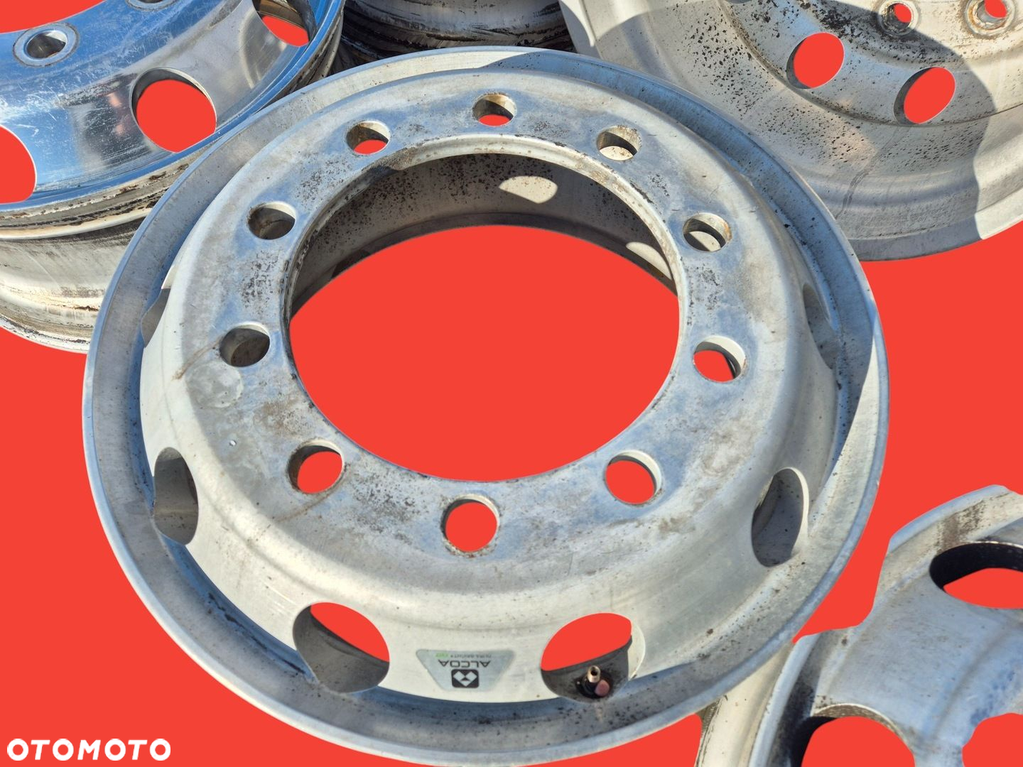 FELGA ALUFELGA ALUMINIOWA ALCOA Z NAKRĘTKAMI 22,5 DAF XF 106 CF, MAN EURO 6 - 6