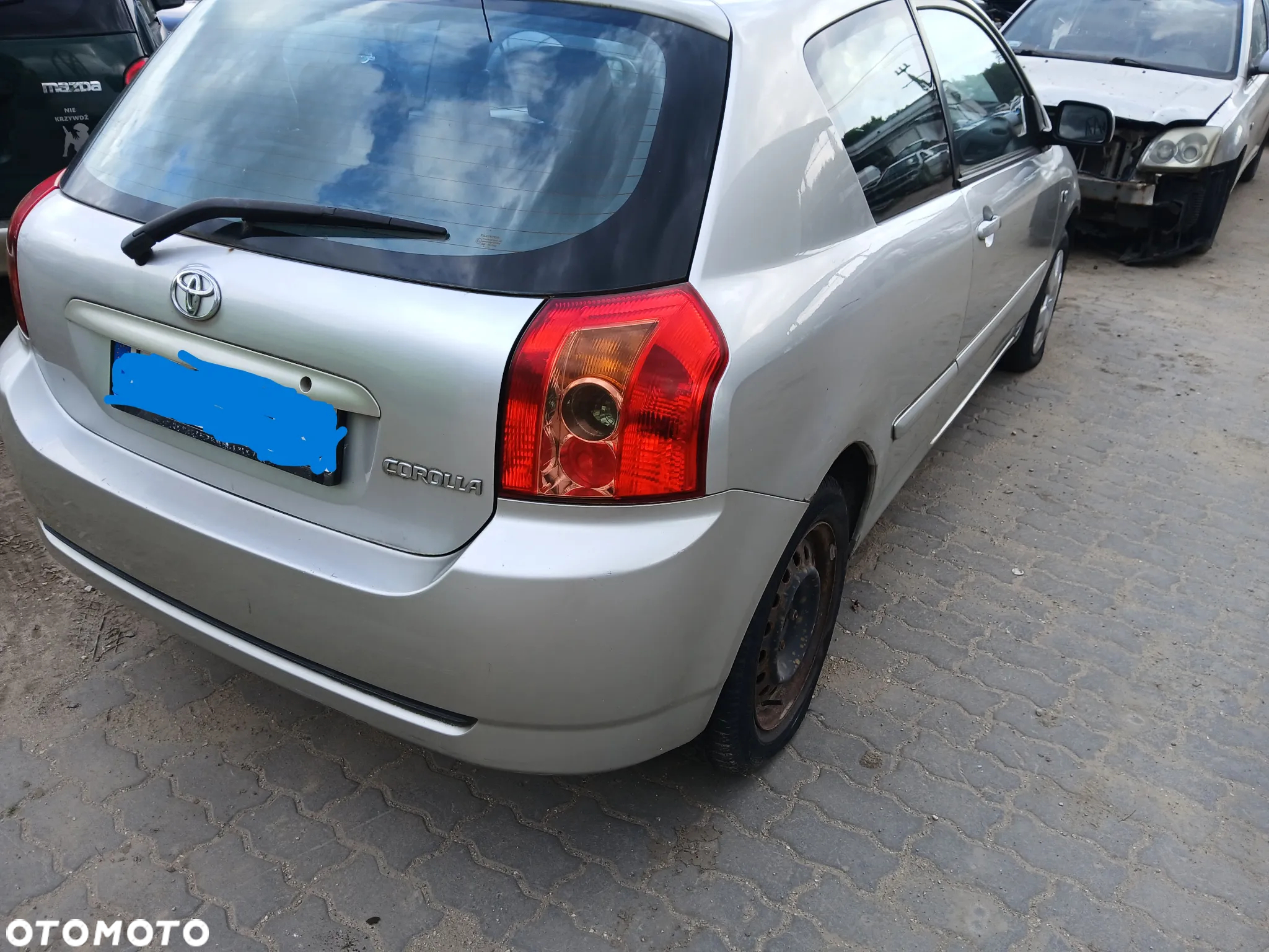 toyota corolla E12 3D 1C0 fotel fotele kanapa deska kokpit podsufitka boczek boczki klamka - 2