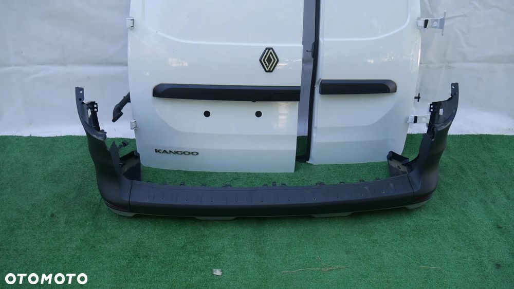 DRZWI TYŁ KOMPLETNE BIAŁE Z ZAWIASAMI ZDERZAK TYŁ PDC BELKA MERCEDES CITAN W420 RENAULT KANGOO IV NISSAN TOWNSTAR - 4