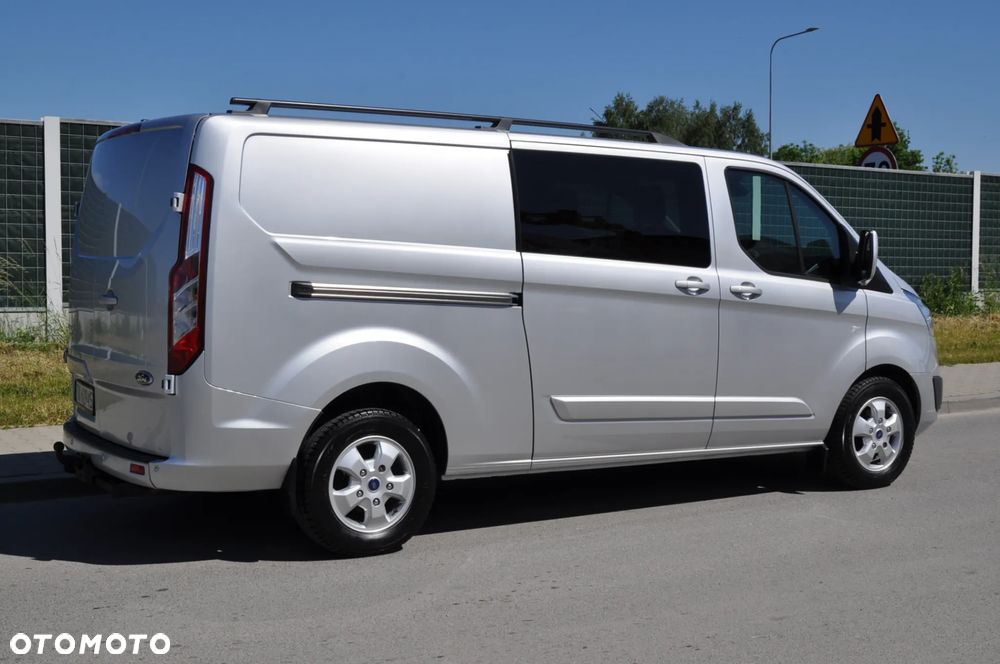 Ford TRANSIT CUSTOM 170 KM M6 Limited DCiV 290 L2 5 osobowy Brygadowy Krajowy I Właściciel Serwisowany Drzwi przesuwne z dwóch stron - 27