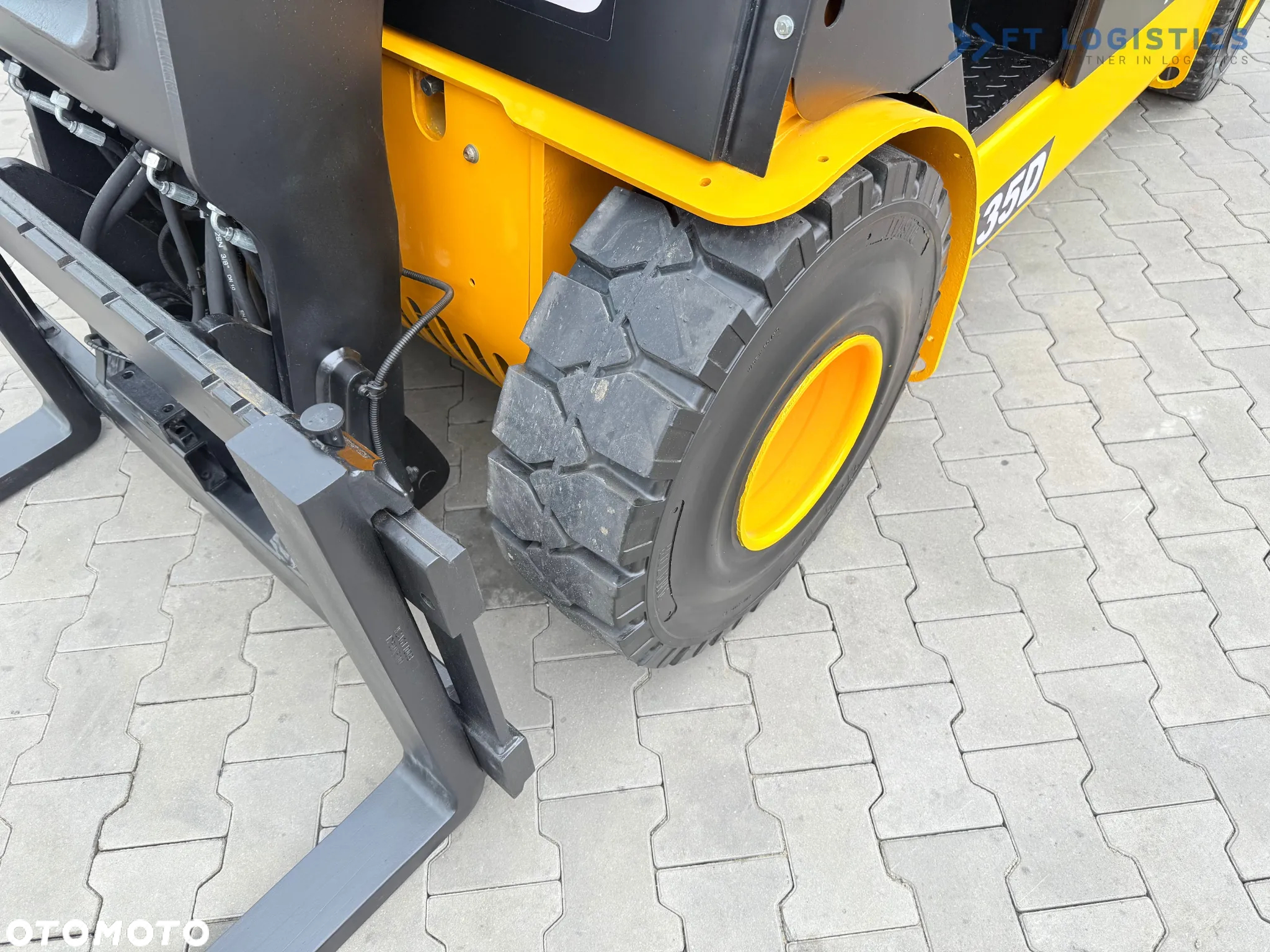 JCB TLT35D / DIESEL / KABINA / NOWE OPONY / 4450MM / TELESKOP - STAN IDEALNY - 5