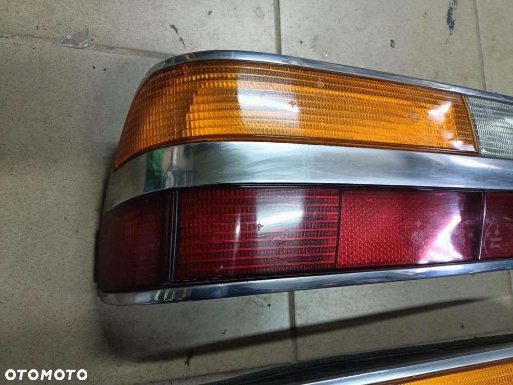 Lampa tył tylna chrom lampy BMW E28 seria 5 lewa prawa rarytas Hella - 3