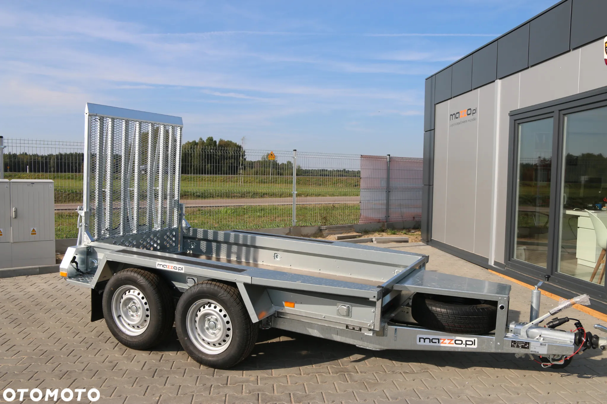 Brenderup DOSTAWA! Przyczepa MT-2600 pod minikoparkę wym. 260x126x25, Solidna przyczepa do przewozu sprzętu budowlanego! DMC 2600kg - 2