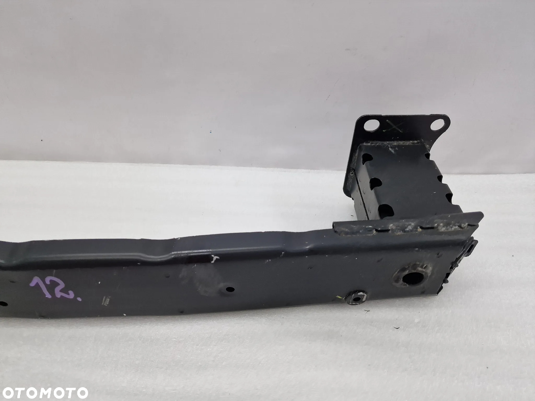 OPEL CORSA F / PEUGEOT 208 II BELKA PRZEDNIA PRZÓD / POD ZDERZAK , CZARNA , NR AUKCJI BEL12 - 3