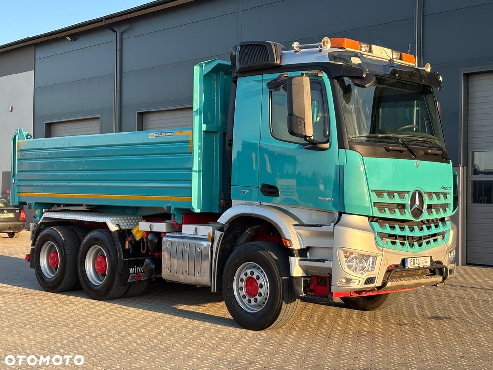 Mercedes-Benz Arocs 2651 Meiller Kipper Hydroburta 6x4 stan idealny - 9