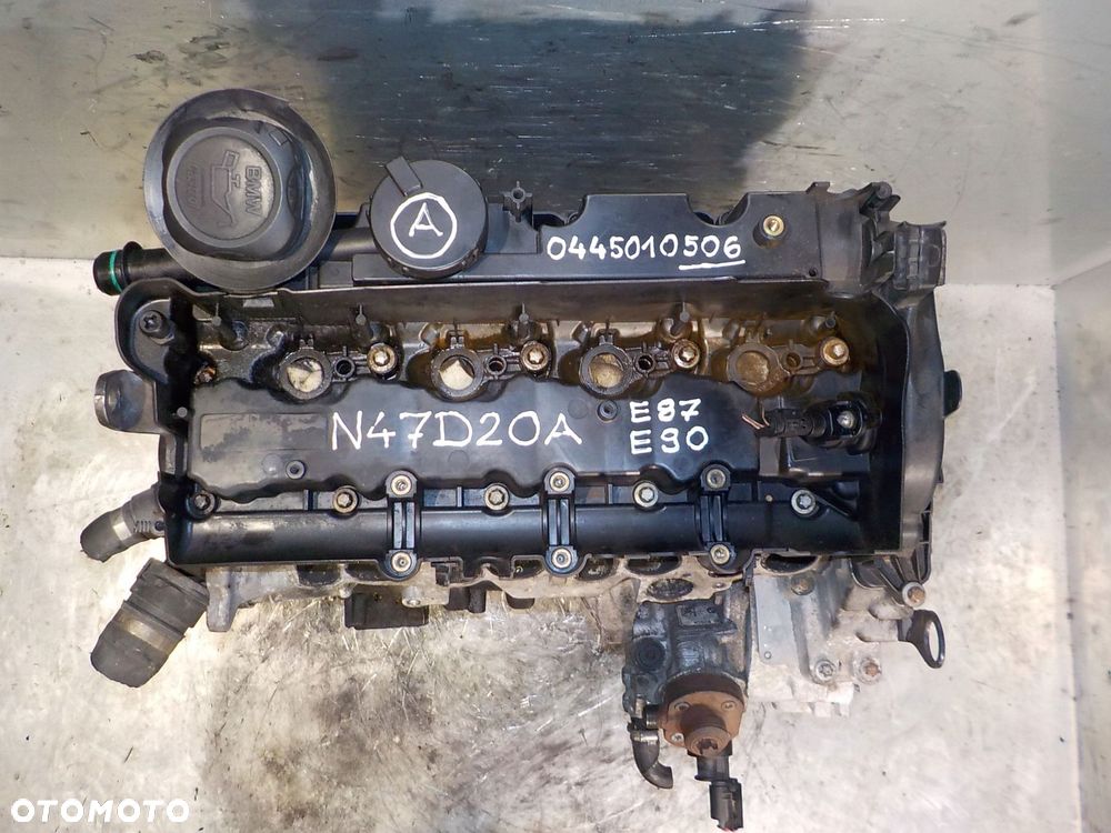 BMW 1 3 E87 E90 SILNIK 2.0 D 177 KM N47D20A + POMPA 0445010506 - 10