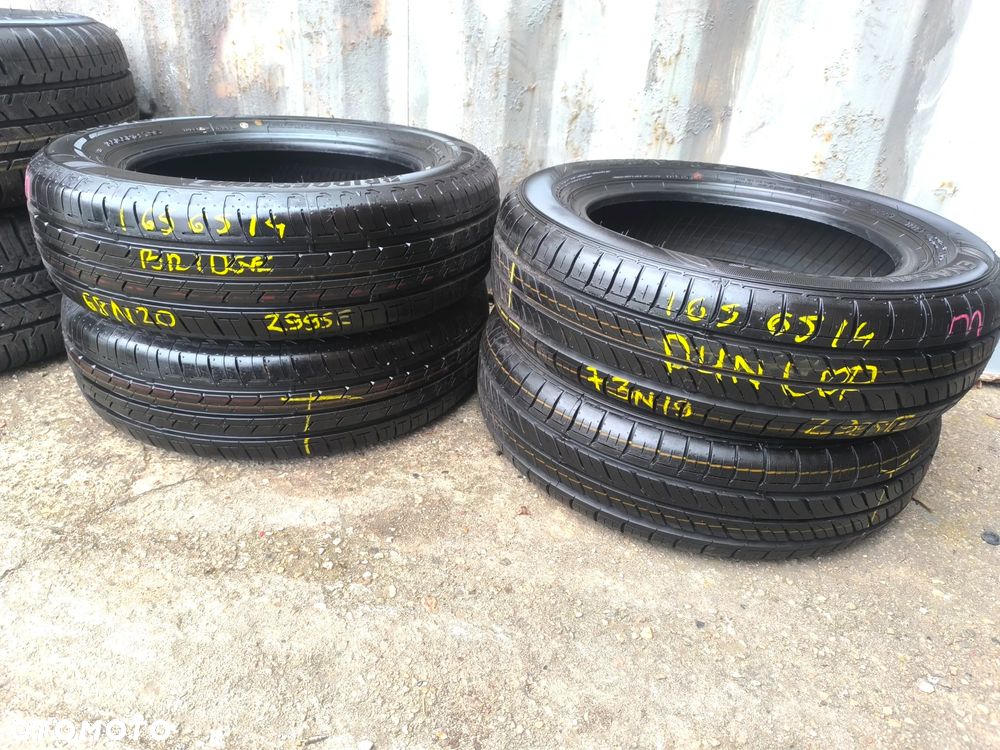 165/65R14 79S Opony Letnie Lato DUNLOP ENASAVE EC300 BRIDGESTONE ECOPIA 7mm NOWE Legnica ALU-RAD 165/65 20r. - 1