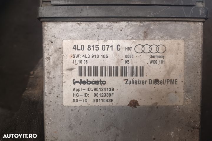 Webasto 4L0815071C /  4L0910105 4L0815071C /  4L0910105 Audi Q7 4L [f - 7