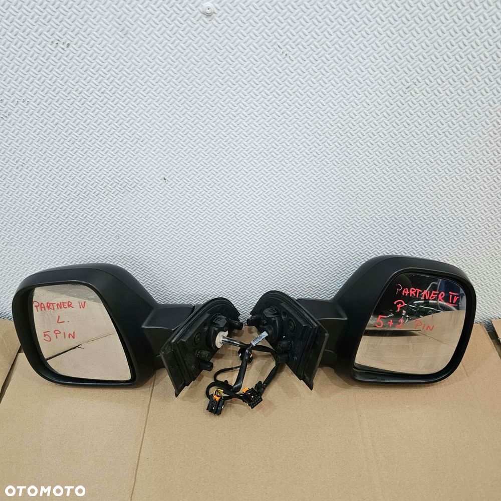 peugeot partner iv berlingo iv lusterko prawe 7 pin 5+2 eu - 2