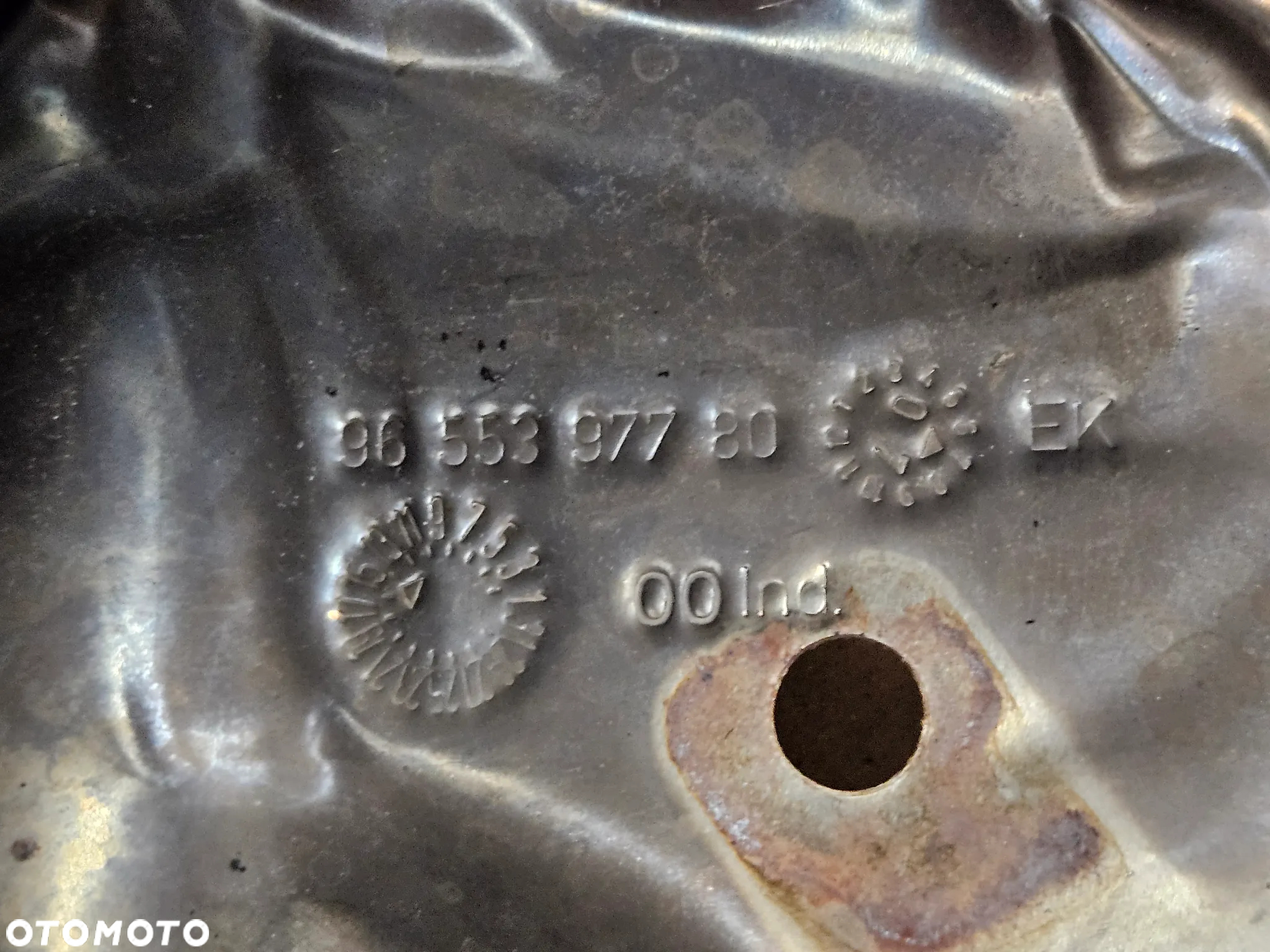 Peugeot 307 407 Citroen C4 C5  1.8  2.0 16V  osłona termiczna kolektora wydechowego katalizatora - 6