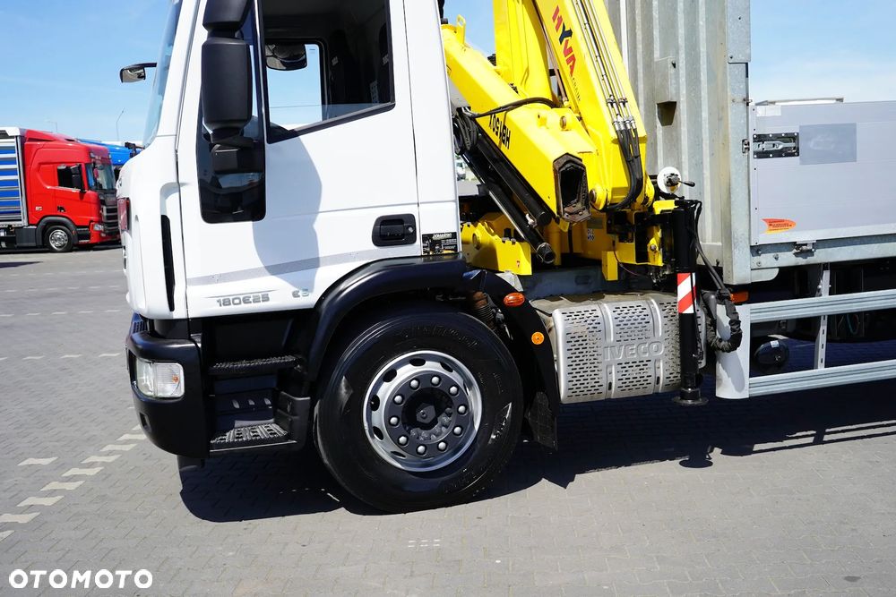 Iveco EUROCARGO / 180E25 / SKRZYNIOWY + HDS / HYVA HB 150 X / ROTATOR / WIDŁY / PILOT - 19