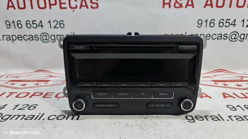 Auto Rádio VW Polo Jetta Golf 5M035186J Original - 1