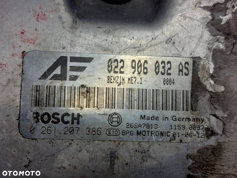 KOMPUTER STEROWNIK SILNIKA SHARAN MK1 LIFT 2.8 VR6 022906032AS - 2