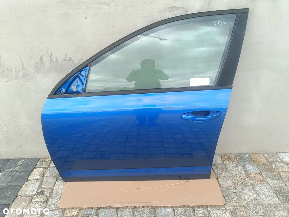 Drzwi Lewe Przednie Skoda Octavia 3 III Lewy Przód LF5W - 1