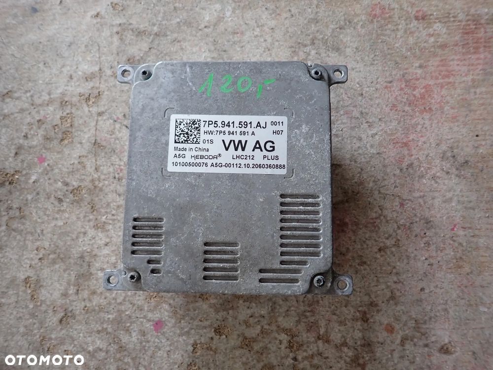 VOLKSWAGEN AUDI PRZETWORNICA MODUŁ LED 7P5941591AJ - 3