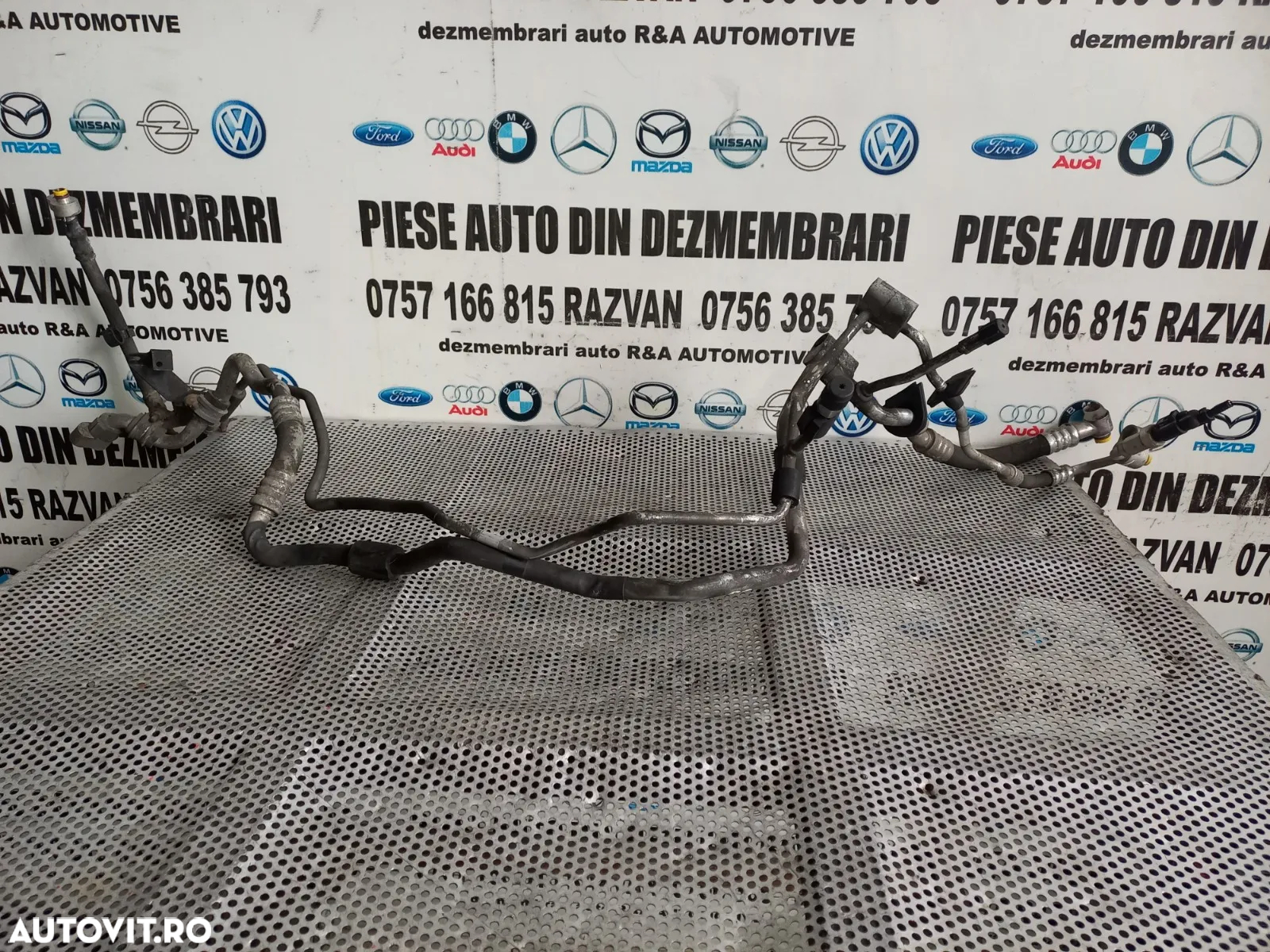 Set Conducte Clima Ac Aer Conditionat Audi Q7 4L 3.0 Tdi Motor BUG - Dezmembrari Arad - 3