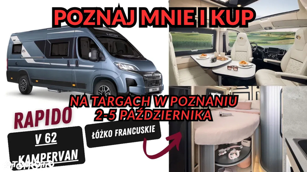 Rapido V62 Edycja na 65-lecie - Kampervan z łóżkiem francuskim