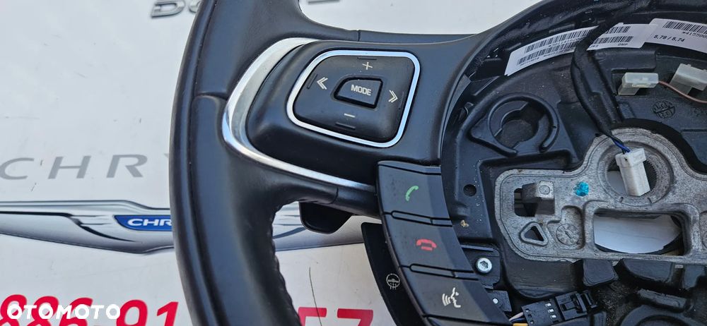 Jaguar XJ 351 LIFT 2015-2019 Kierownica Grzana Łopatki CZARNA - 5