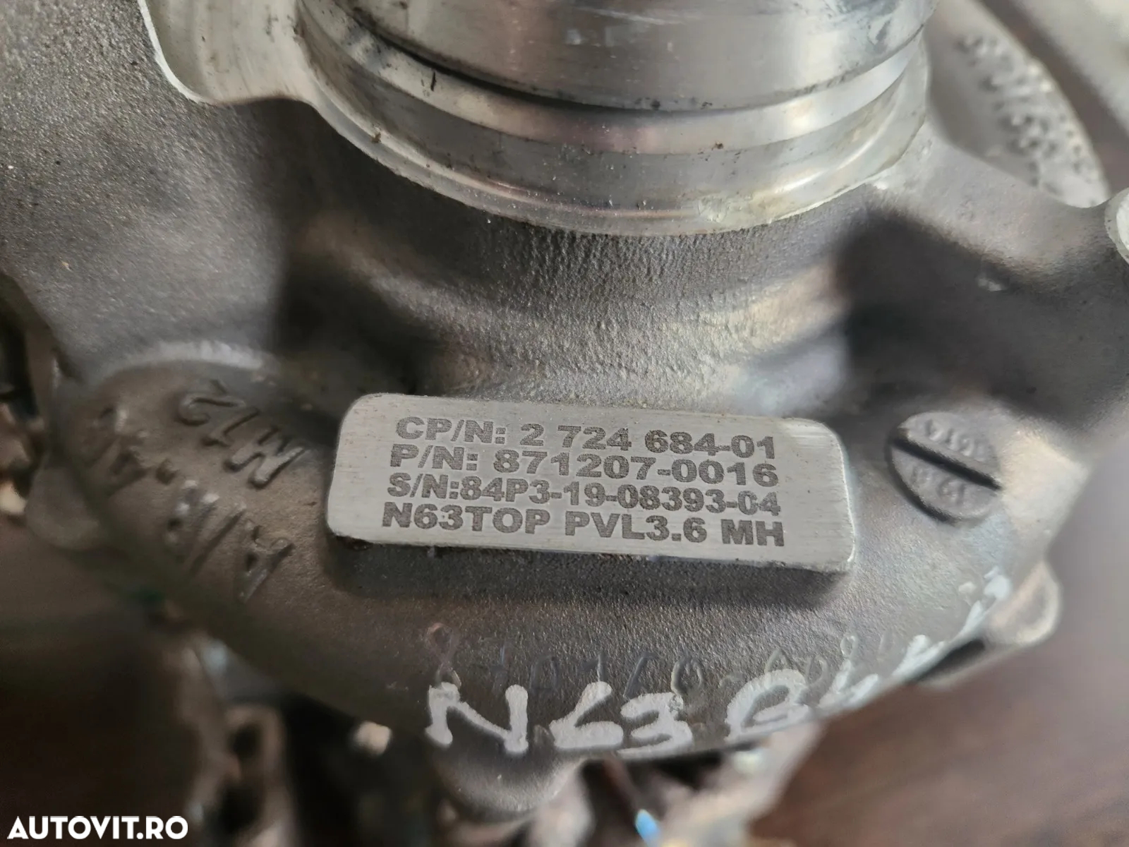Turbo Turbina Bmw 4.4 I Bi-Turbo Benzina Motor N63B44D G20 G30 G11 G12 G14 G15 G01 G02 G05 G06 G07 - 15