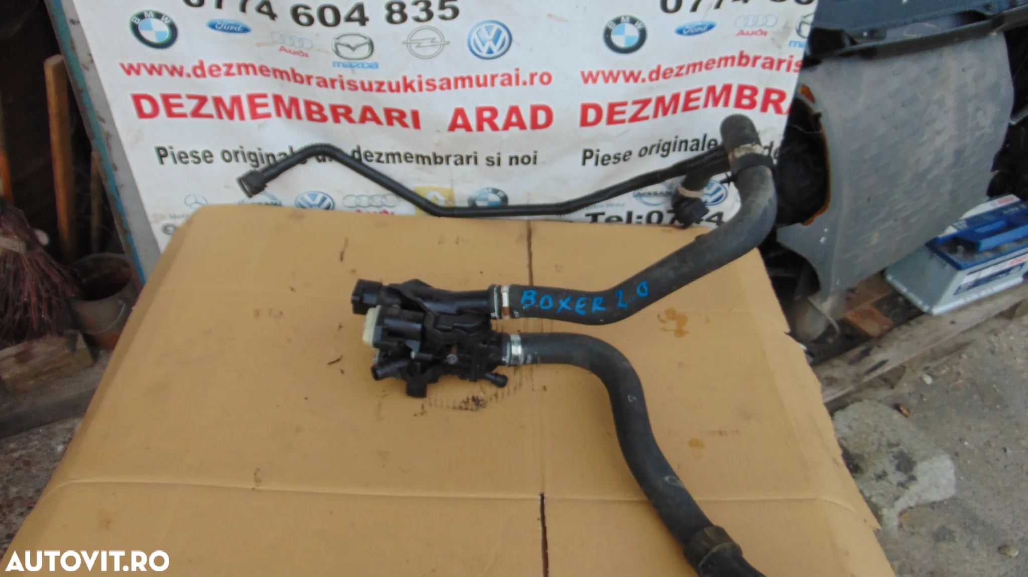 Carcasa Termostat peugeot Boxer 2.0hdi euro 6 Jumper Mondeo mk5 2.0 - 7
