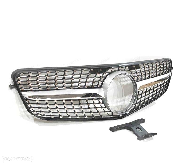 GRELHA FRONTAL MERCEDES W204 07-14 LOOK DIAMOND - 2